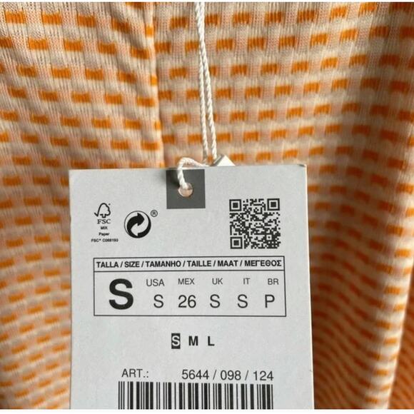 ZARA JACQUARD MIDI DRESS - Picture 6 of 13